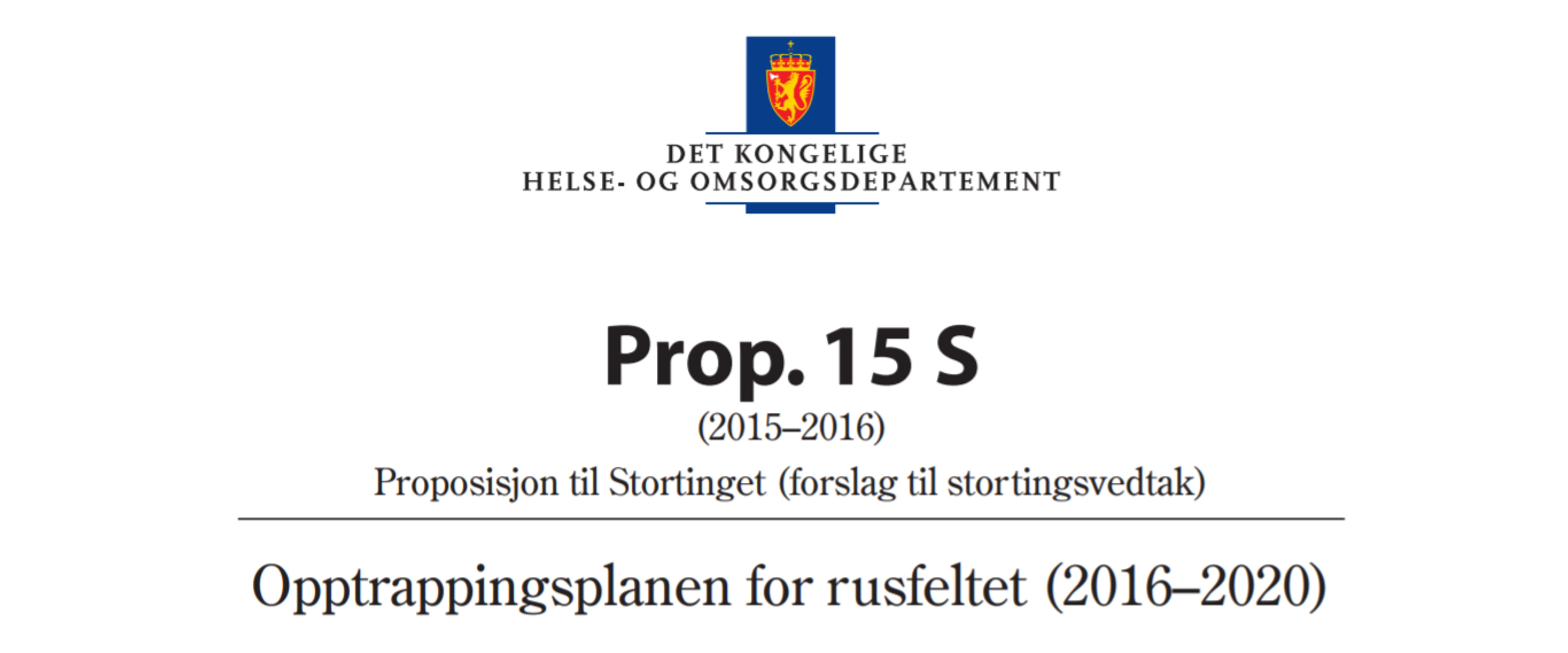 Gjennomført Opptrappingsplan For Rusfeltet | Statsforvaltaren I Møre Og ...