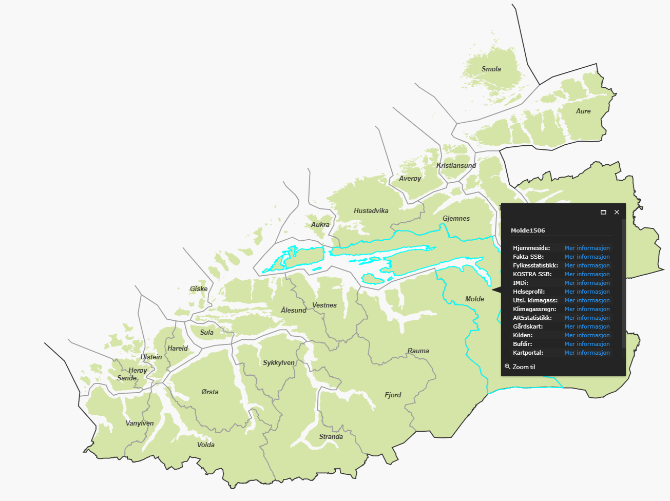 Temakart - Kommunedata | Statsforvaltaren I Møre Og Romsdal